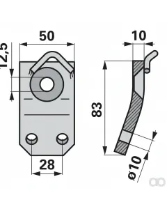 Prillinger - 00618187 - Stuetzplatte Stangen Anstelle Von