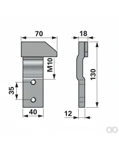 Prillinger - 00618311 - Schleifsohle Stangen Anstelle Von