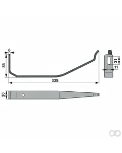Prillinger - 00618354 - Gleitsohle rechts Anstelle Von