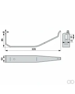 Prillinger - 00618355 - Gleitsohle Stangen Anstelle Von