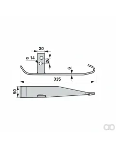 Prillinger - 00618581 - Schleifsohle Stangen Anstelle Von
