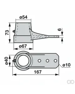 Prillinger - 00622303 - Schwinghebel Anstelle Von Moertl