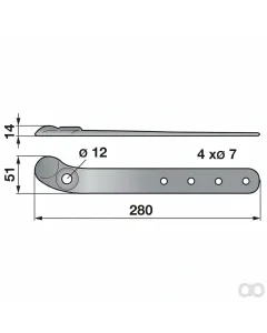 Prillinger - 00623321 - Kopfband mit Rundloch Anstelle