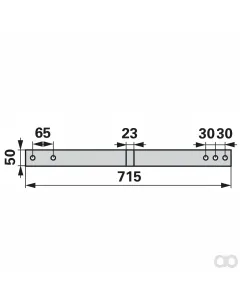 Prillinger - 00624476 - Schubstange fuer 2 M Anstelle Von