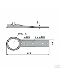 Prillinger - 00626301 - Stangenschaft Anstelle Von Moertl
