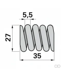 Prillinger - 00627126 - Schwadblechfeder Anstelle Von