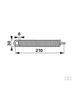 Prillinger - 00628494 - Zugfeder Anstelle Von Rapid 82