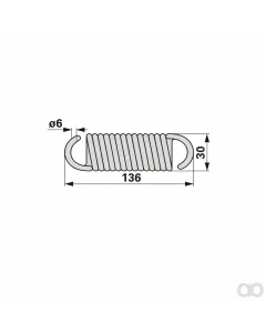 Prillinger - 00629041 - Zugfeder Zu Schwadformer Anstelle