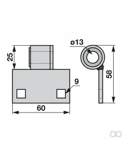 Prillinger - 00629046 - Scharnierlager Anstelle Von Aebi