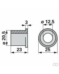Prillinger - 00629047 - Kunststoffbuchse Anstelle Von