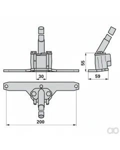 Prillinger - 00645102 - Messerkopf Mit Langer Grundplatte