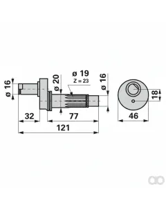 Prillinger - 00645110 - Exzenterwelle Anstelle Von Case