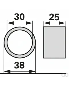 Prillinger - 00647694 - Buechse Klein 25 mm, Anstelle Von