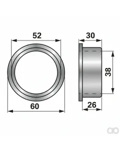 Prillinger - 00647695 - Buechse Gross 30 mm, Anstelle Von