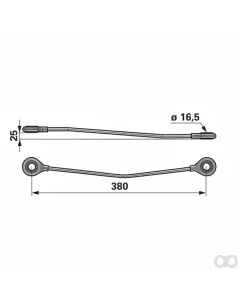 Prillinger - 00647707 - Lenkstange Vorne, Anstelle