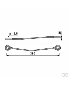 Prillinger - 00647708 - Lenkstange Hinten, Anstelle