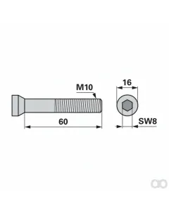 Prillinger - 00648224 - Halteschraube Anstelle Von Gaspardo