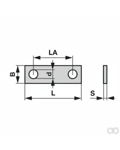 Prillinger - 00670150 - Schlaeger 128x40x6 mm