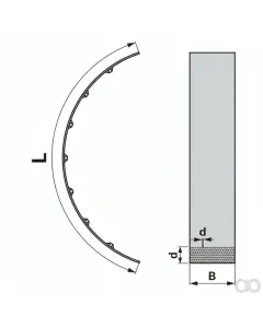 Prillinger - 00670537 - Mahlbruecke 7 Stege 3,5 mm Zu Ley