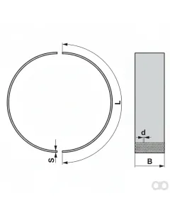 Prillinger - 00670931 - Siebsegmente 779x80x2 Loch 3 mm