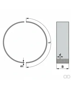 Prillinger - 00670933 - Siebsegmente 779x80x3 Loch 4 mm