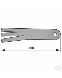 Prillinger - 00690102 - Schlaeger 200X35X13Mm