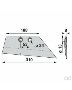 Prillinger - 00690145 - Stockraeumschare rechts Anstell