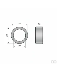 Prillinger - 00690181 - Buechse Anstelle Braun 00713027