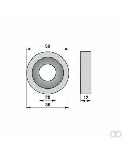 Prillinger - 00690182 - Scheibe Anstelle Braun 0071302