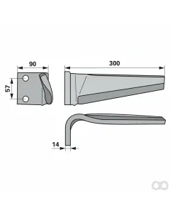 Prillinger - 00690256 - Kreiseleggenzinke Stangen Anstel