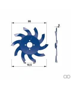 Prillinger - 00690264 - Rollhackstern Rechts 6Mm