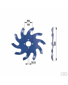 Prillinger - 00690265 - Rollhackstern Stangen 6Mm