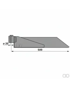 Prillinger - 00700120 - Entmistungsschieber Rechts Laeng