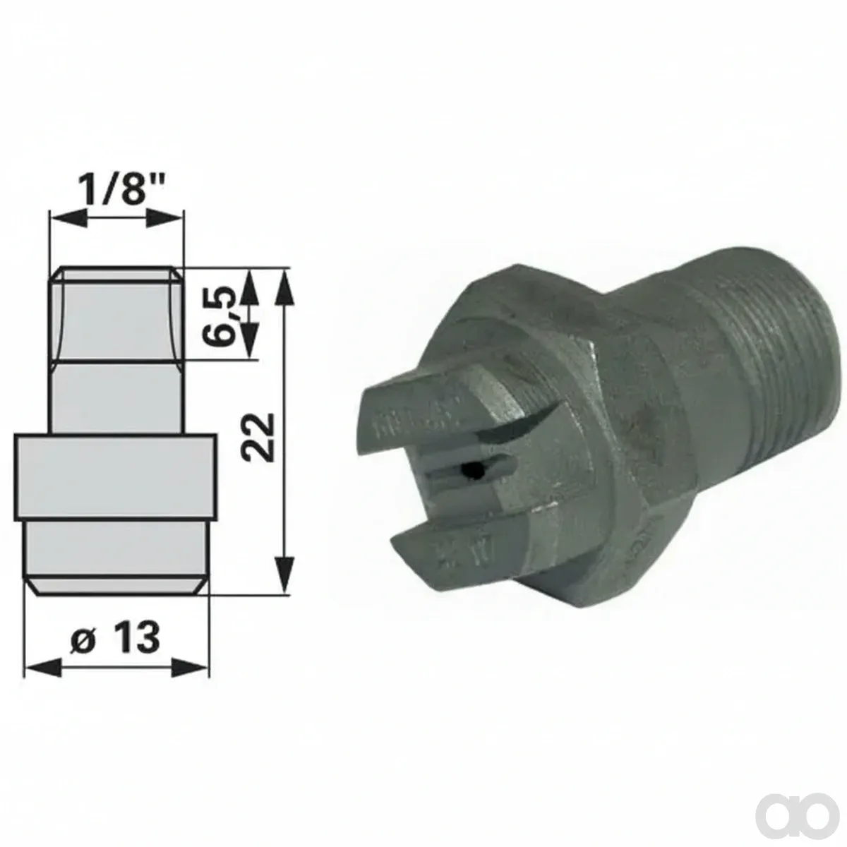 Prillinger - 00750501 - Flachstrahlduese 04 G1/8