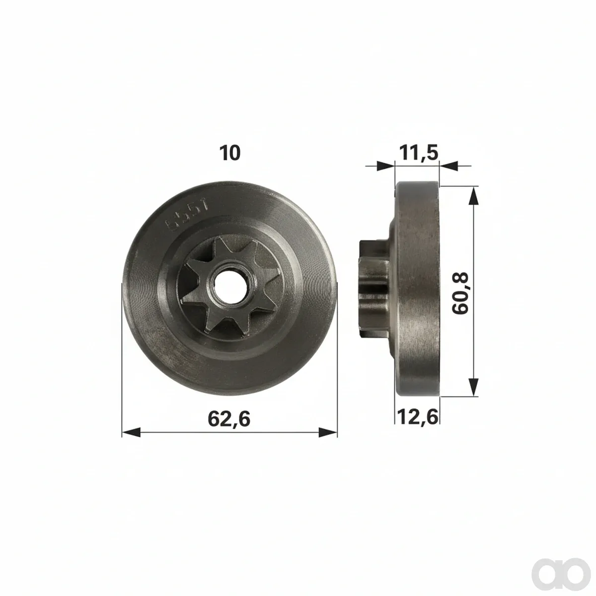 Prillinger - 00760174 - Spurkettenrad-Longlife T.: 1/4"