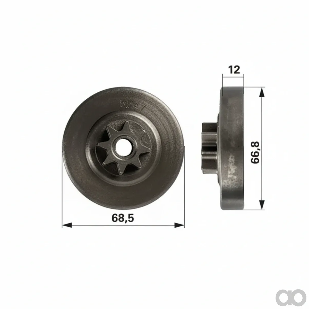 Prillinger - 00760175 - Spurkettenrad-Longlife T.: 1/4"