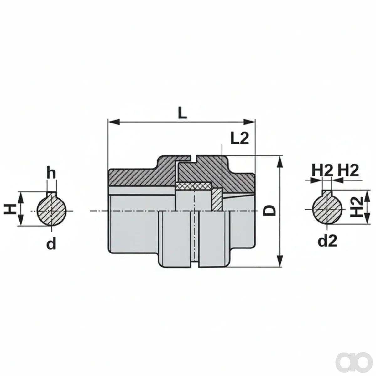 Prillinger - 00815230 - Kupplung Diameter 14 / Bg1