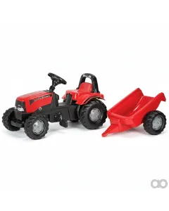 Rolly Toys - R01241 - Tret-Traktor Mit Anhänger, Case IH, Ab 2,5 Jahren, Rollykid